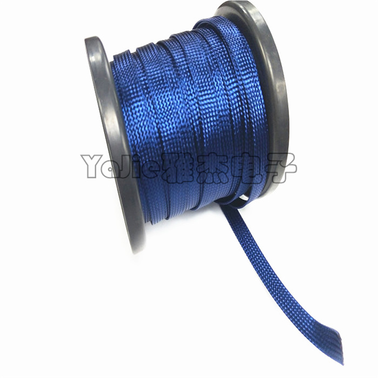 蓝色金属编织网管