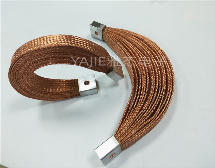 多层铜编织带软连接可弯曲半径